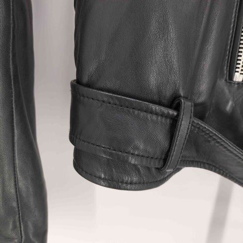 オールセインツ ALLSAINTS BALFERN BIKER ラムレザー ダブルライダースジャケット レディース