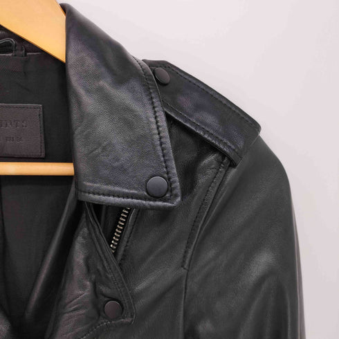 オールセインツ ALLSAINTS BALFERN BIKER ラムレザー ダブルライダースジャケット レディース