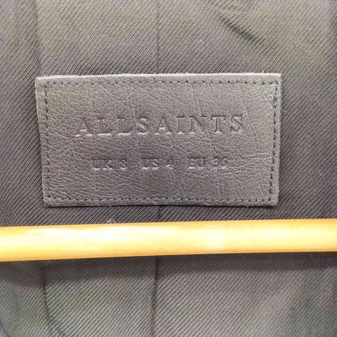 オールセインツ ALLSAINTS BALFERN BIKER ラムレザー ダブルライダースジャケット レディース