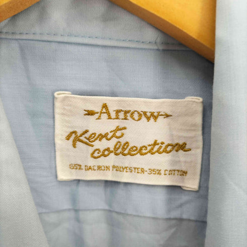 アロー ARROW 70s USA製 襟芯 デカ襟 ドレスシャツ メンズ