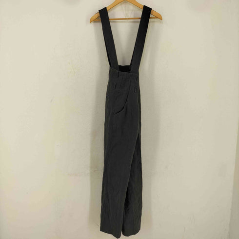 バジュラ bajra リネン100 ワイドサロペット レディース 0