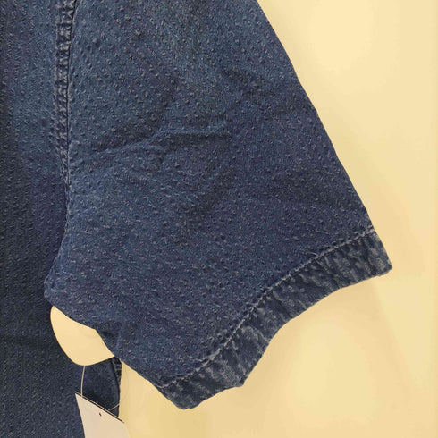 ギャップ Gap 24SS STANDARD FIT SS SEERSUCKER SHIRT オープンカラー シアサッカー シャツ メンズ import:XS