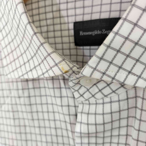 エルメネジルドゼニア Ermenegildo Zegna L/S チェック柄シャツ メンズ