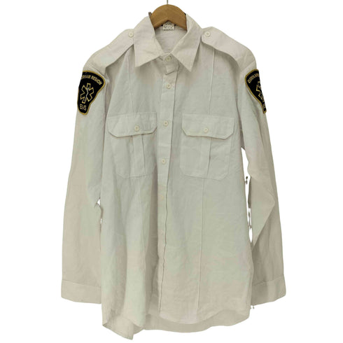 SUNNY SPORTS LOCAL 437 カナダ製 エポレット フラップポケット 両袖ワッペン L/S シャツ メンズ 16T