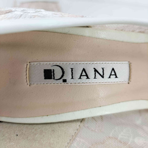 ダイアナ DIANA 花柄 レース ヒール パンプス レディース JPN:23.5