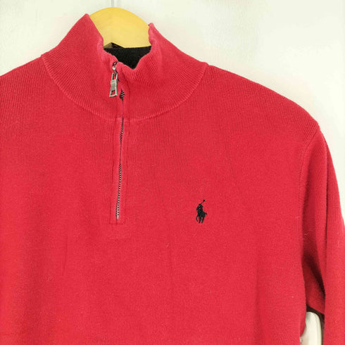 ポロラルフローレン POLO RALPH LAUREN スモールポニー刺繍 ハーフジップニット レディース JPN:L