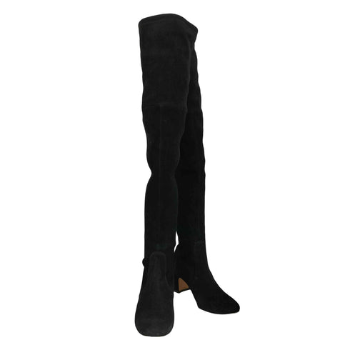 スチュアートワイツマン STUART WEITZMAN ストレッチスエード ニーハイブーツ レディース 7 1/2 M