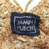 ジャマンピュエッシュ Jamin Puech ラフィア素材 フラワーハンドバッグ レディース