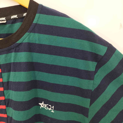 レフラー Leflah ボーダー ドッキング Tシャツ メンズ JPN:L
