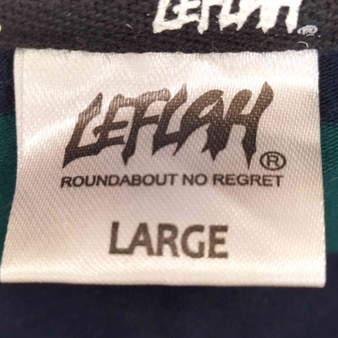 レフラー Leflah ボーダー ドッキング Tシャツ メンズ JPN:L