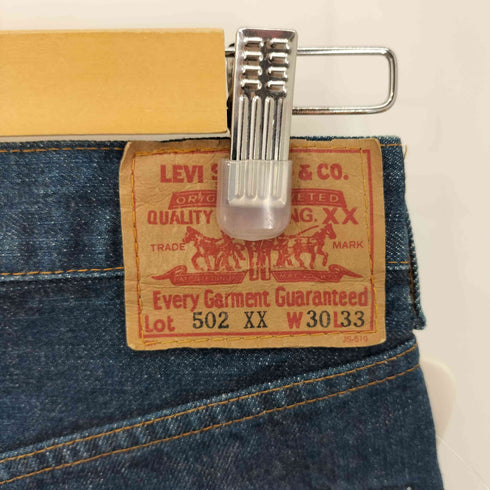 リーバイス Levis J22刻印 502XX 日本製 90S セルビッチデニム メンズ W30/L33