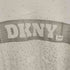 ダナキャランニューヨークジーンズ DKNY JEANS ドット ロゴ シルバー プリント S/S Tシャツ Y2K レディース import:S