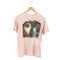 ari TELETREND COLS.OH アニマルプリント 半袖Tシャツ シングルステッチ 2ND HAND PRINT レディース