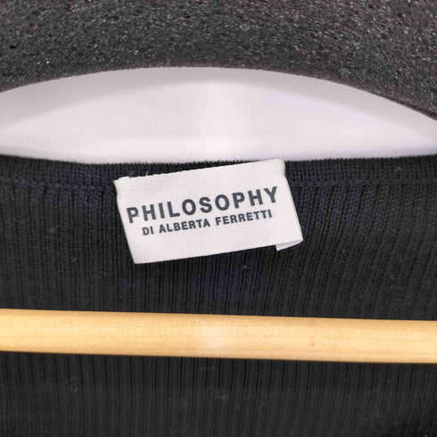 フィロソフィー PHILOSOPHY リブニットトップス レディース FR:40
