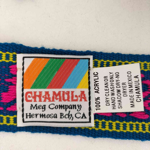 CHAMULA メキシコ製 模様柄 カラフルベルト レディース