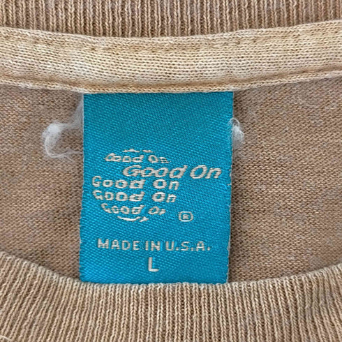 グッドオン good on USA製 クルーネックTシャツ メンズ JPN:L