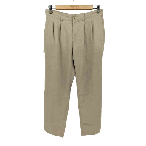 ジャーナルスタンダードレリューム JOURNAL STANDARD relume 21SS FLANDERS LINEN フランダースリネン テーパードタック パンツ メンズ JPN:M