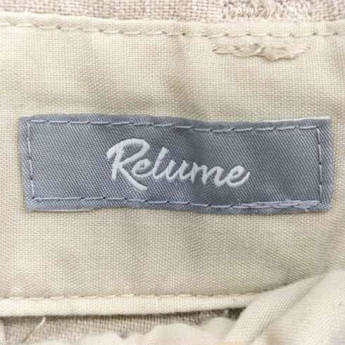 ジャーナルスタンダードレリューム JOURNAL STANDARD relume 21SS FLANDERS LINEN フランダースリネン テーパードタック パンツ メンズ JPN:M
