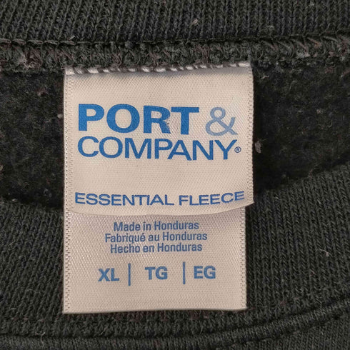 ポートアンドカンパニー PORT and COMPANY 企業ロゴ クルーネックスウェット メンズ JPN:XL