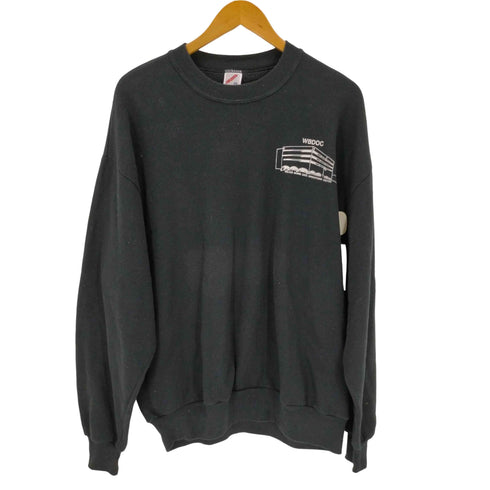 ジャージーズ JERZEES 90s USA製 企業ロゴ プリントスウェット メンズ JPN:XL
