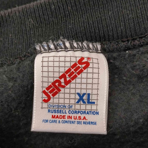 ジャージーズ JERZEES 90s USA製 企業ロゴ プリントスウェット メンズ JPN:XL