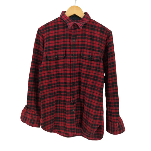 ポロバイラルフローレン Polo by RALPH LAUREN 長袖 チェックネルシャツ チンストラップ メンズ import:M
