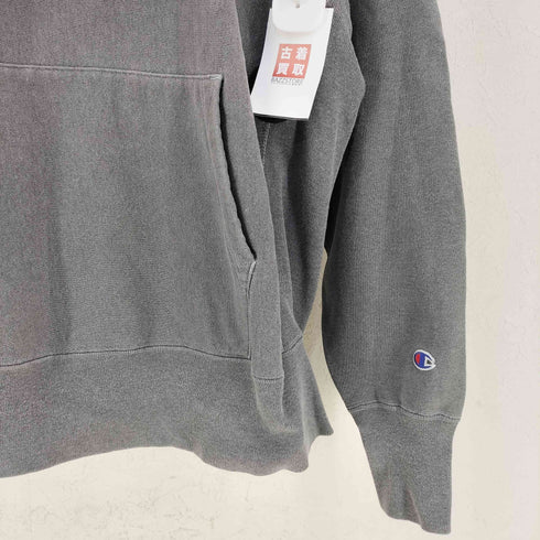 チャンピオン Champion 90s USA製 刺繍タグ REVERSE WEAVE 目あり プルオーバーパーカ メンズ import:L
