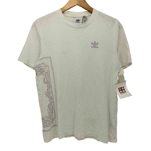 アディダス adidas ペイズリー プリント S/S ワンポイントトレフォイルロゴ クルーネックTシャツ レディース J/S