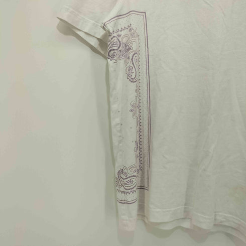 アディダス adidas ペイズリー プリント S/S ワンポイントトレフォイルロゴ クルーネックTシャツ レディース J/S