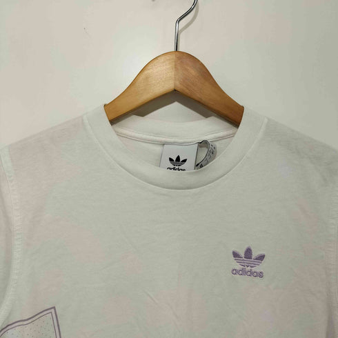 アディダス adidas ペイズリー プリント S/S ワンポイントトレフォイルロゴ クルーネックTシャツ レディース J/S