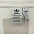 アディダス adidas LONG SLEEVE WHITE クロップド L/S クルーネックTシャツ 短丈 レディース J/M
