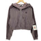 アディダス adidas HOODED TRACK TOP ジップアップパーカー レディース J/M