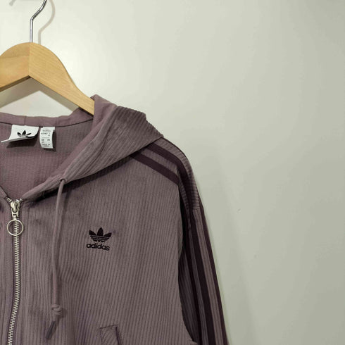 アディダス adidas HOODED TRACK TOP ジップアップパーカー レディース J/M