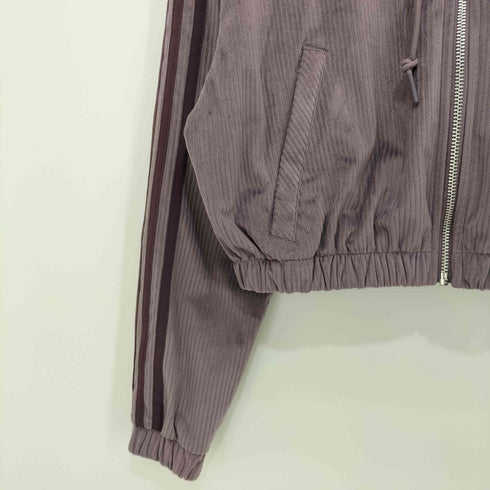 アディダス adidas HOODED TRACK TOP ジップアップパーカー レディース J/M