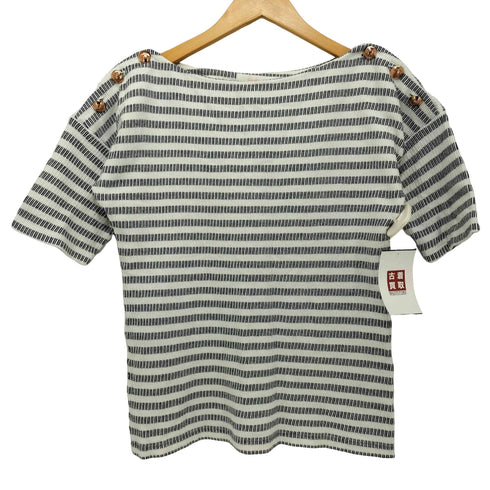 シーバイクロエ SEE BY CHLOE ボーダー ボートネック S/S カットソー レディース JPN:36