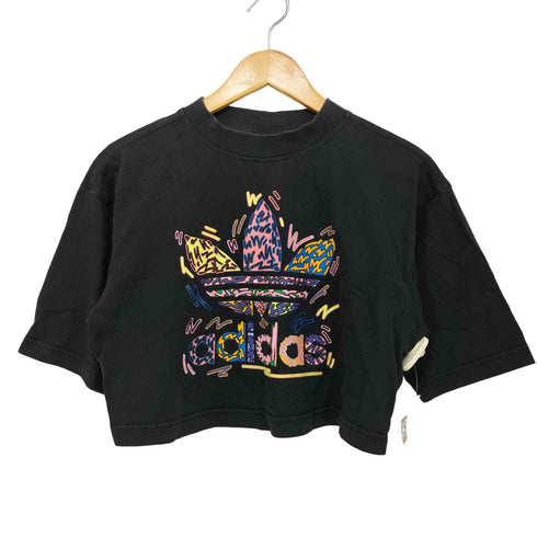 アディダス adidas ラブ ユナイツ クロップ トレフォイル S/S クルーネックTシャツ レディース JPN:M
