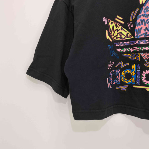 アディダス adidas ラブ ユナイツ クロップ トレフォイル S/S クルーネックTシャツ レディース JPN:M
