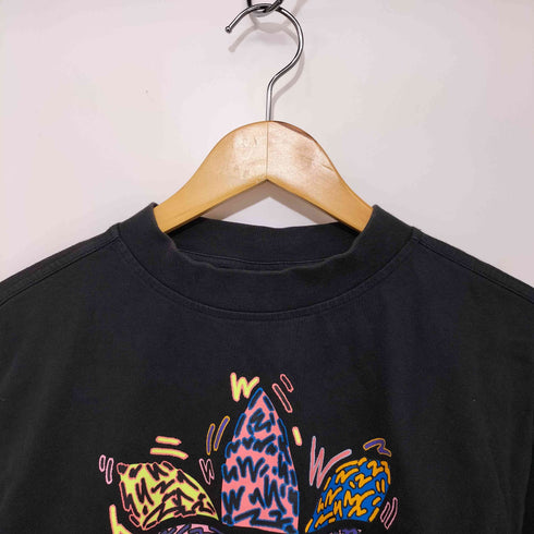 アディダス adidas ラブ ユナイツ クロップ トレフォイル S/S クルーネックTシャツ レディース JPN:M