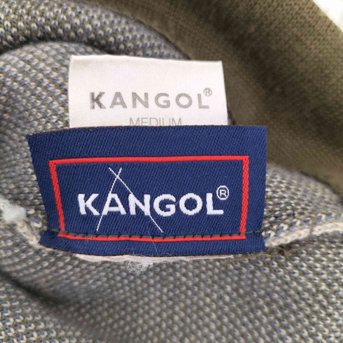 カンゴール KANGOL 90S 総柄キャラクターロゴプリント ウール混 ビーニー ニット帽 メンズ MEDIUM