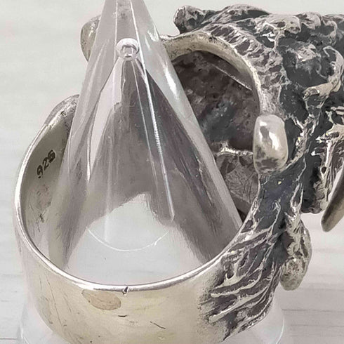 零次元 925刻印 サーベルタイガーリング メンズ 22