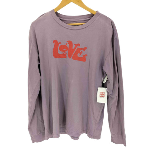 プリントクルーネック L/S Tシャツ メンズ JPN:M