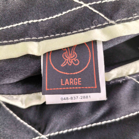 クロップドヘッズ CROPPED HEADS 虎 鷹 日本地図 刺繍 リバーシブル キルティング スーベニアジャケット スカジャン メンズ JPN:L