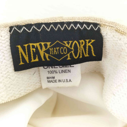 ニューヨークハット NEWYORK HAT&CAP CO. USA製 リネンキャスケット メンズ ONE SIZE