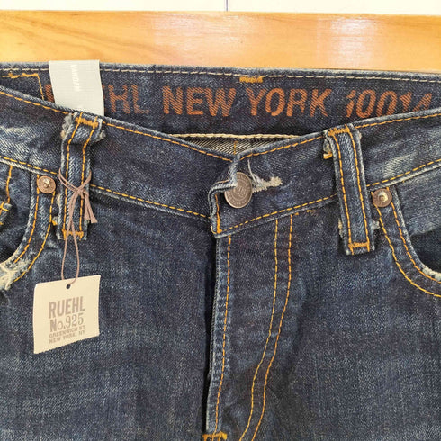 ルールナンバー RUEHL No.925 VANDAM Low Rise Slim Boot デニムパンツ メンズ 30×30