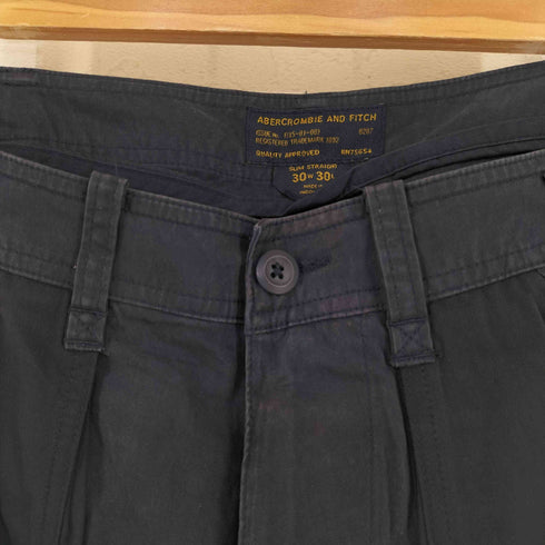 アバクロンビーアンドフィッチ Abercrombie & Fitch ナイロン切替ベイカーパンツ メンズ 30×30