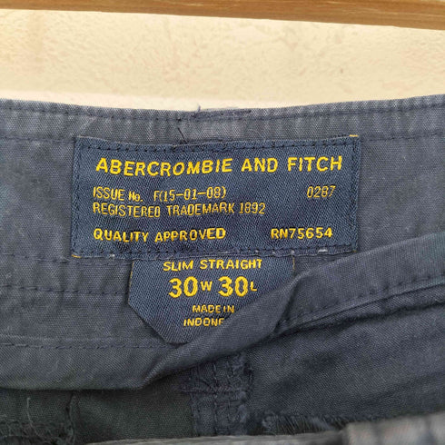 アバクロンビーアンドフィッチ Abercrombie & Fitch ナイロン切替ベイカーパンツ メンズ 30×30