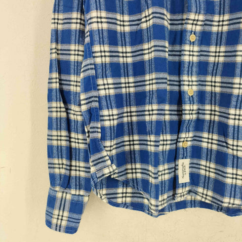 アバクロンビーアンドフィッチ Abercrombie & Fitch チェック柄コットンネルシャツ メンズ import:S