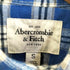 アバクロンビーアンドフィッチ Abercrombie & Fitch チェック柄コットンネルシャツ メンズ import:S