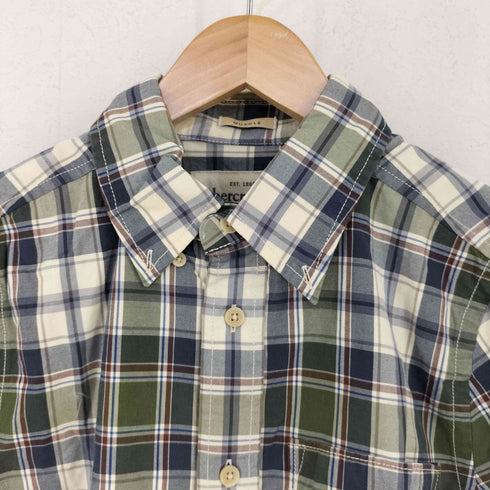 アバクロンビーアンドフィッチ Abercrombie & Fitch チェック柄コットンBDシャツ メンズ import:S