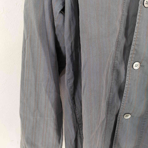アイムプロダクトイッセイミヤケ im product ISSEY MIYAKE 西川リビング製 ストライプ パジャマシャツ メンズ JPN:L
